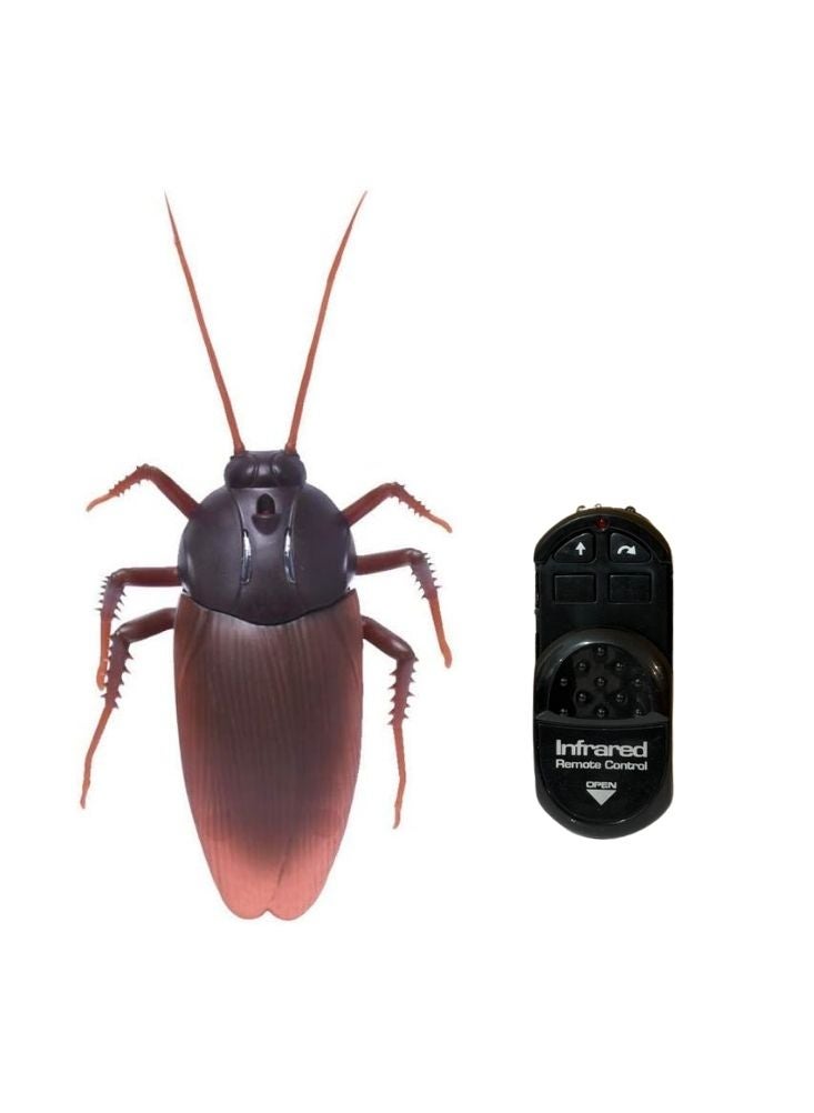 بريميم لعبة صرصور عملاق تعمل بجهاز تحكم عن بعد بالأشعة تحت الحمراء - حشرة زاحفة واقعية للمقالب مع جهاز تحكم يدوي - Image 3